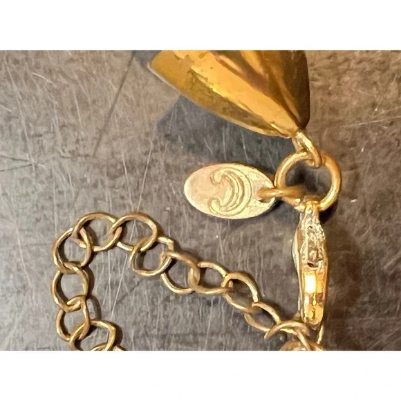 Charming Charlie Gold Accent Black Seed Bead Strand Necklace Statement Elegant - Picture 4 of 4